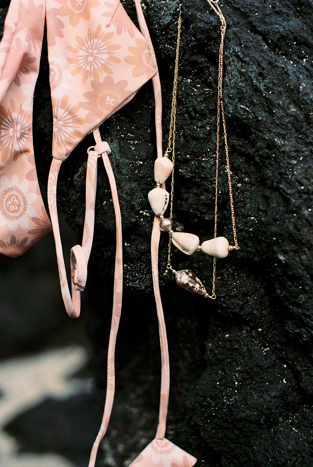 Centerpiece Necklace Gold Filled 18 inch
