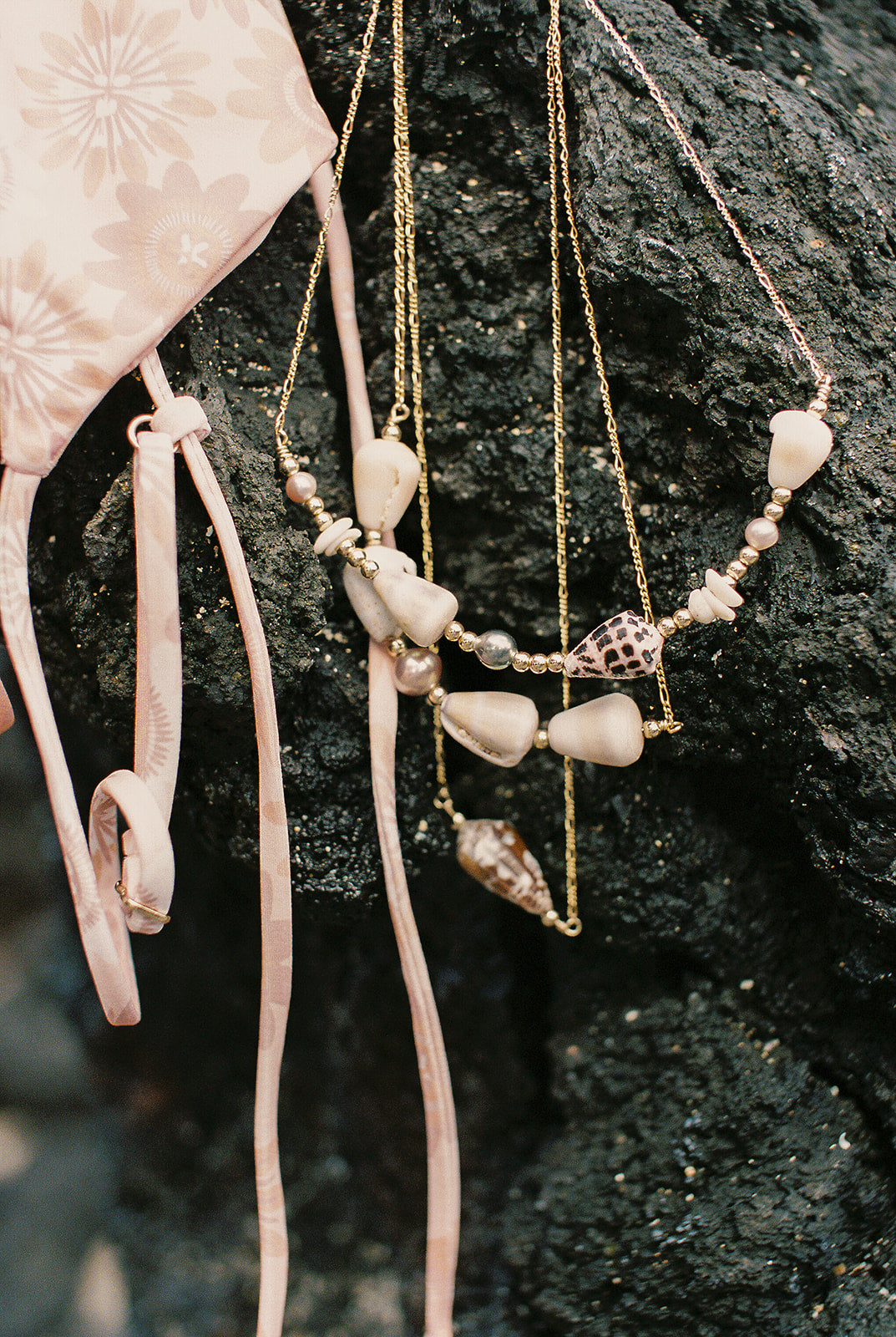 Centerpiece Necklace Gold Filled 18 inch