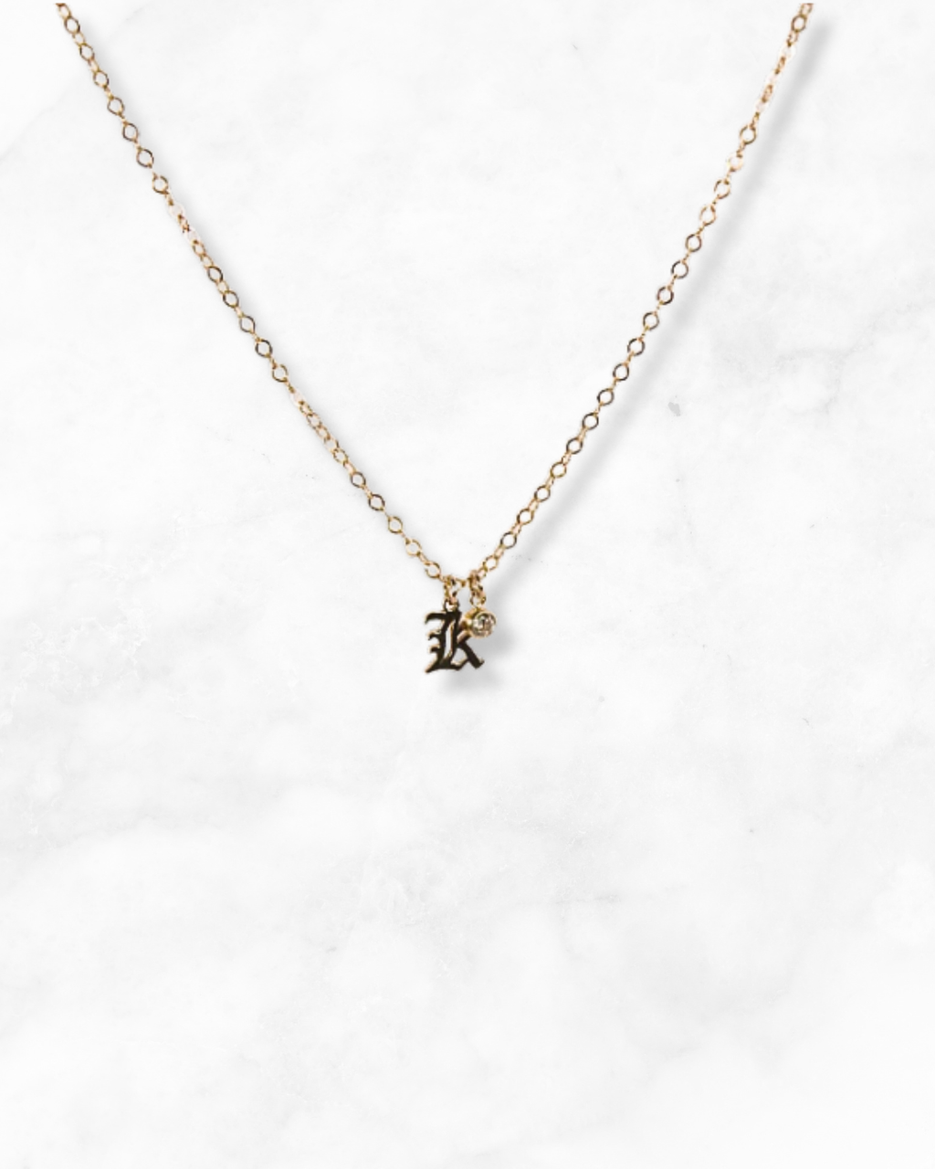 Bound Initial Necklace