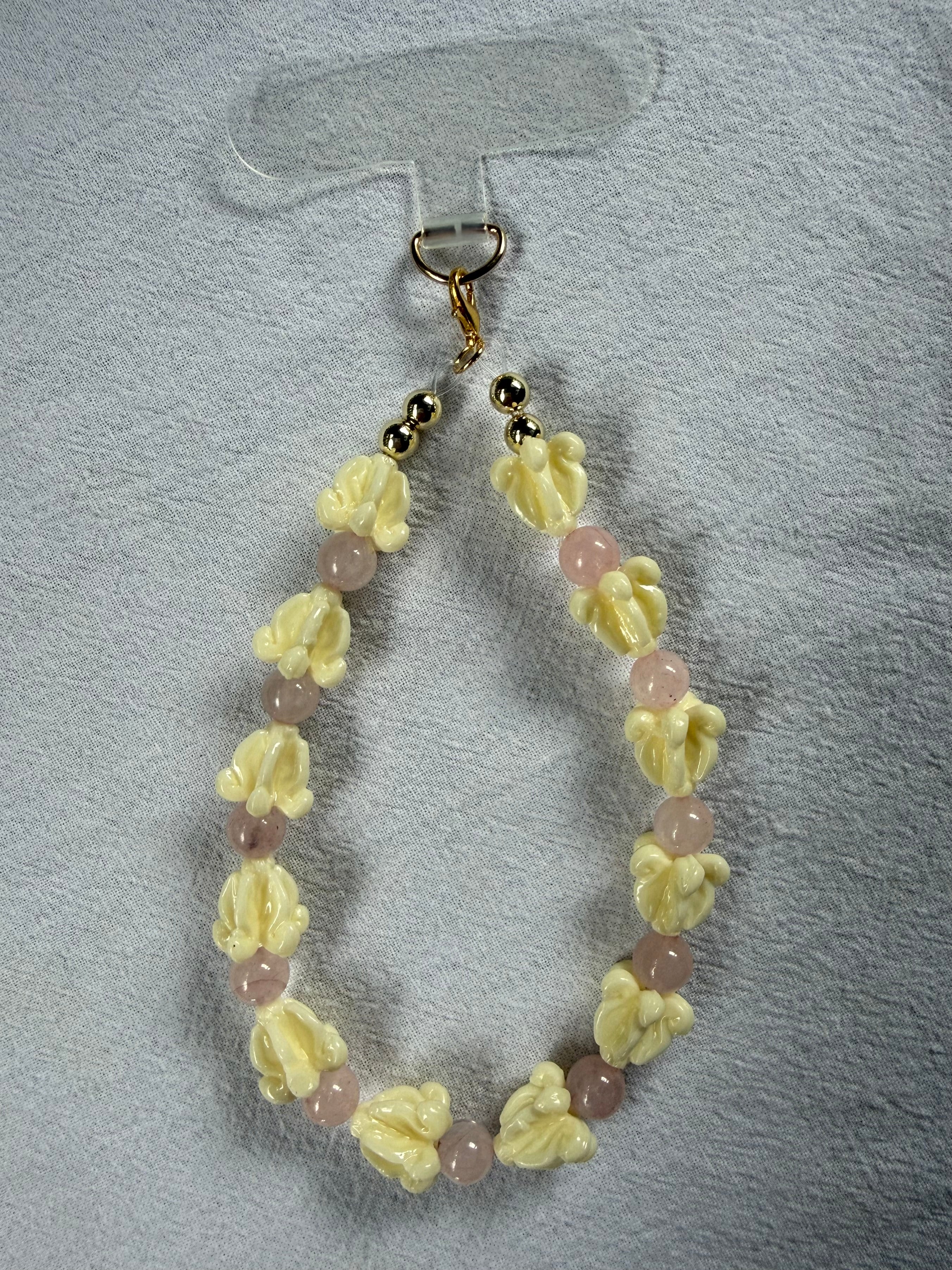 Beaded Lei Phone Wristlets