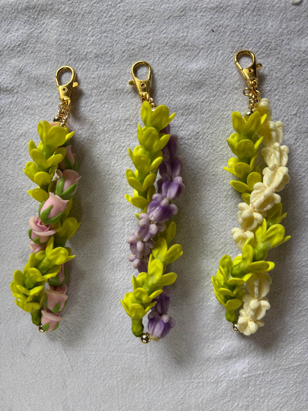 Twisty Lei Keychains