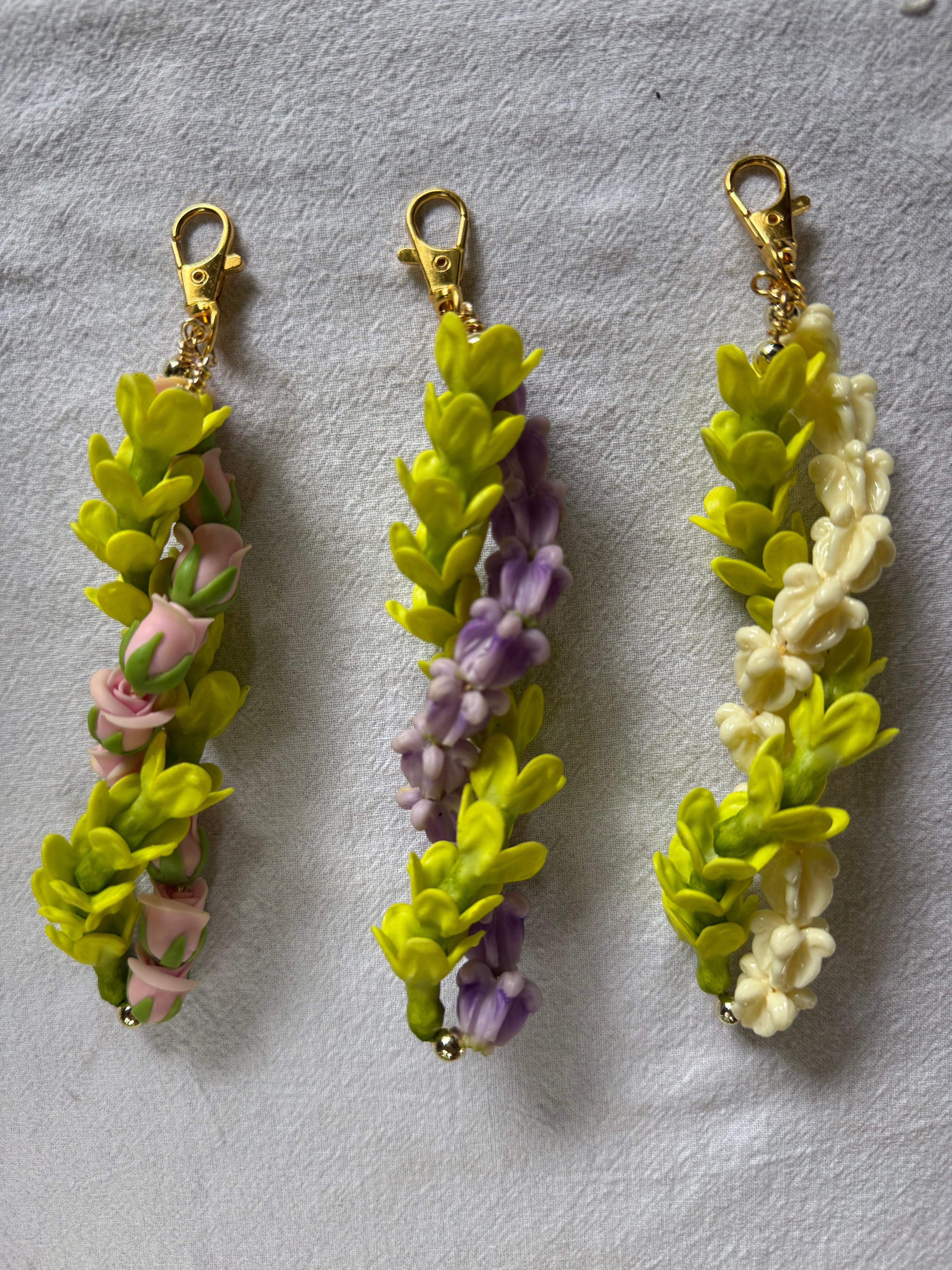 Twisty Lei Keychains