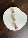 Gold Filled Three Cone Shell Lariat 18"