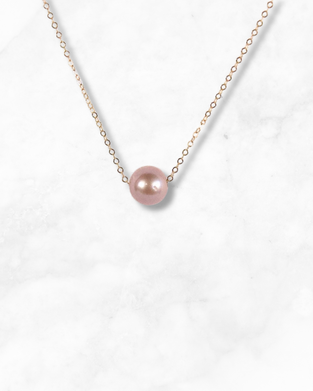 Ocean's Light Pearl Necklaces