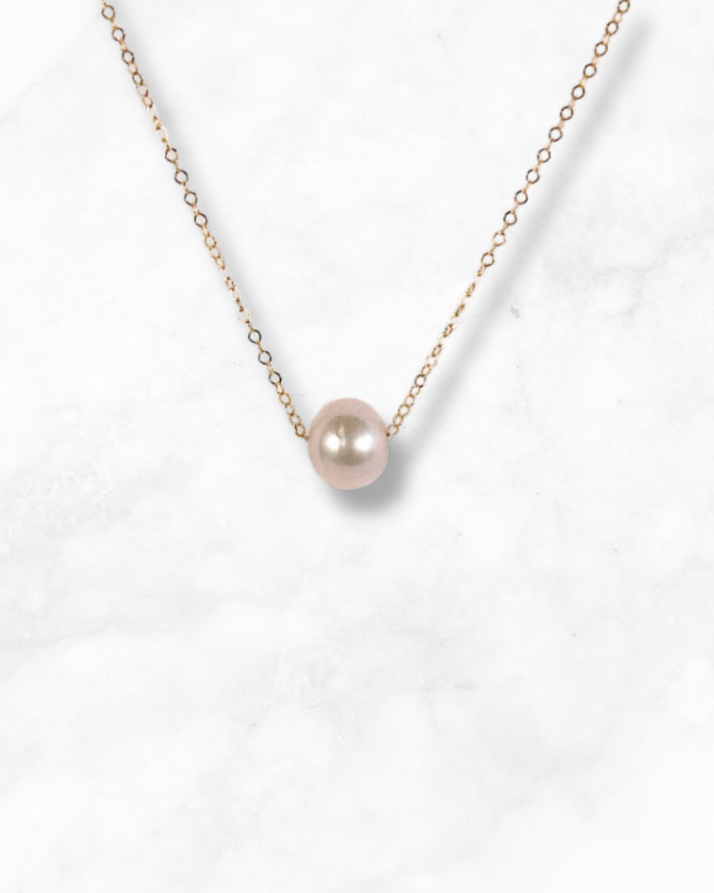 Ocean's Light Pearl Necklaces